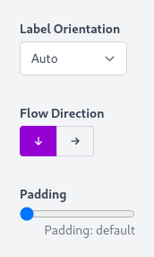 Layout settings